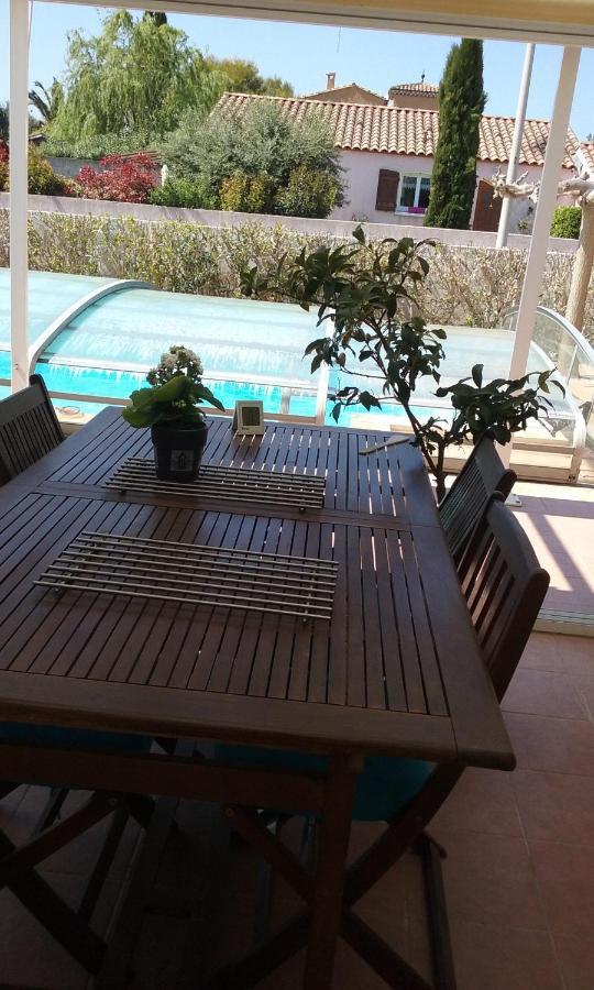 Lauriers Roses Bed & Breakfast Puisserguier Bagian luar foto