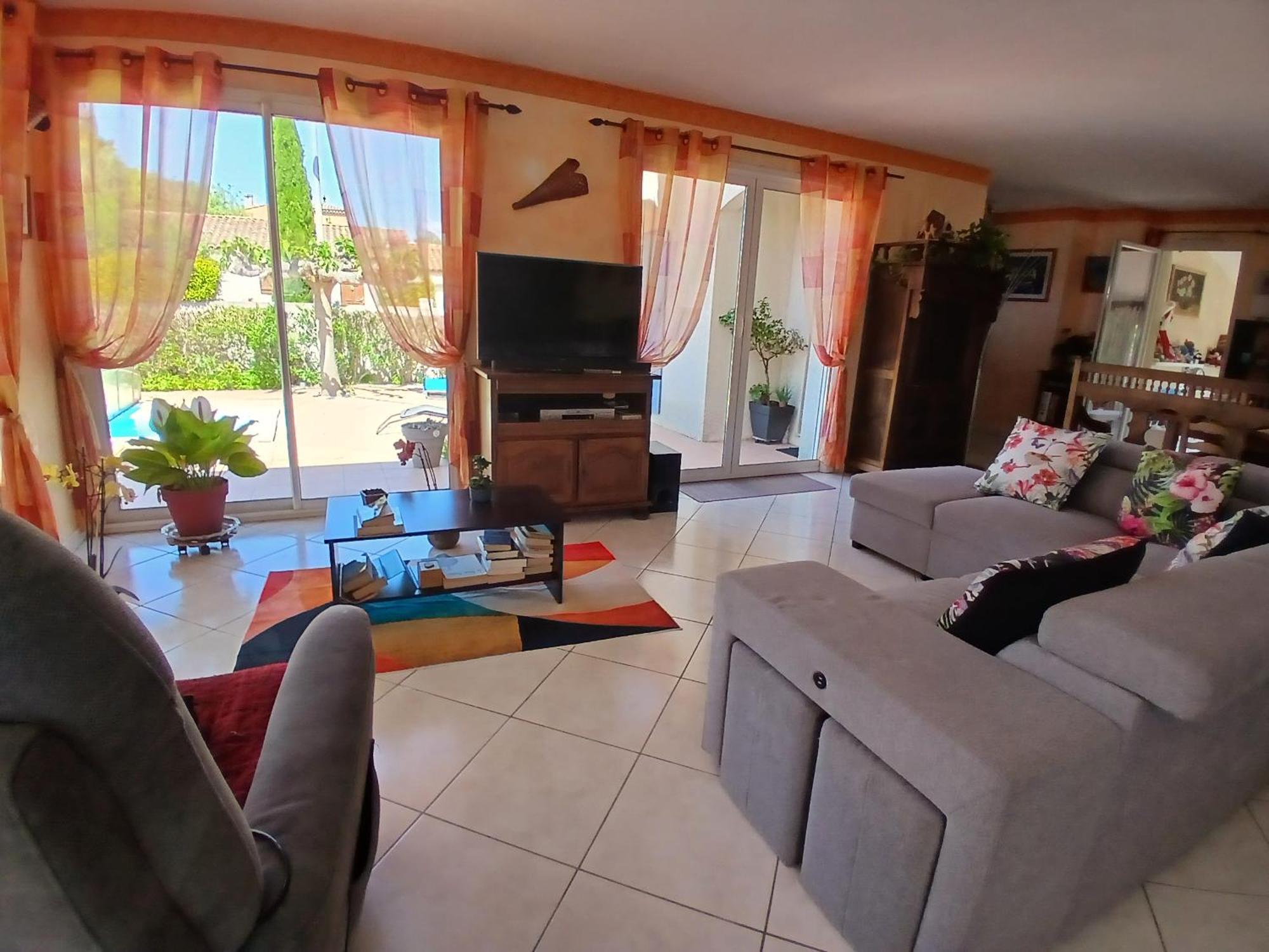 Lauriers Roses Bed & Breakfast Puisserguier Bagian luar foto