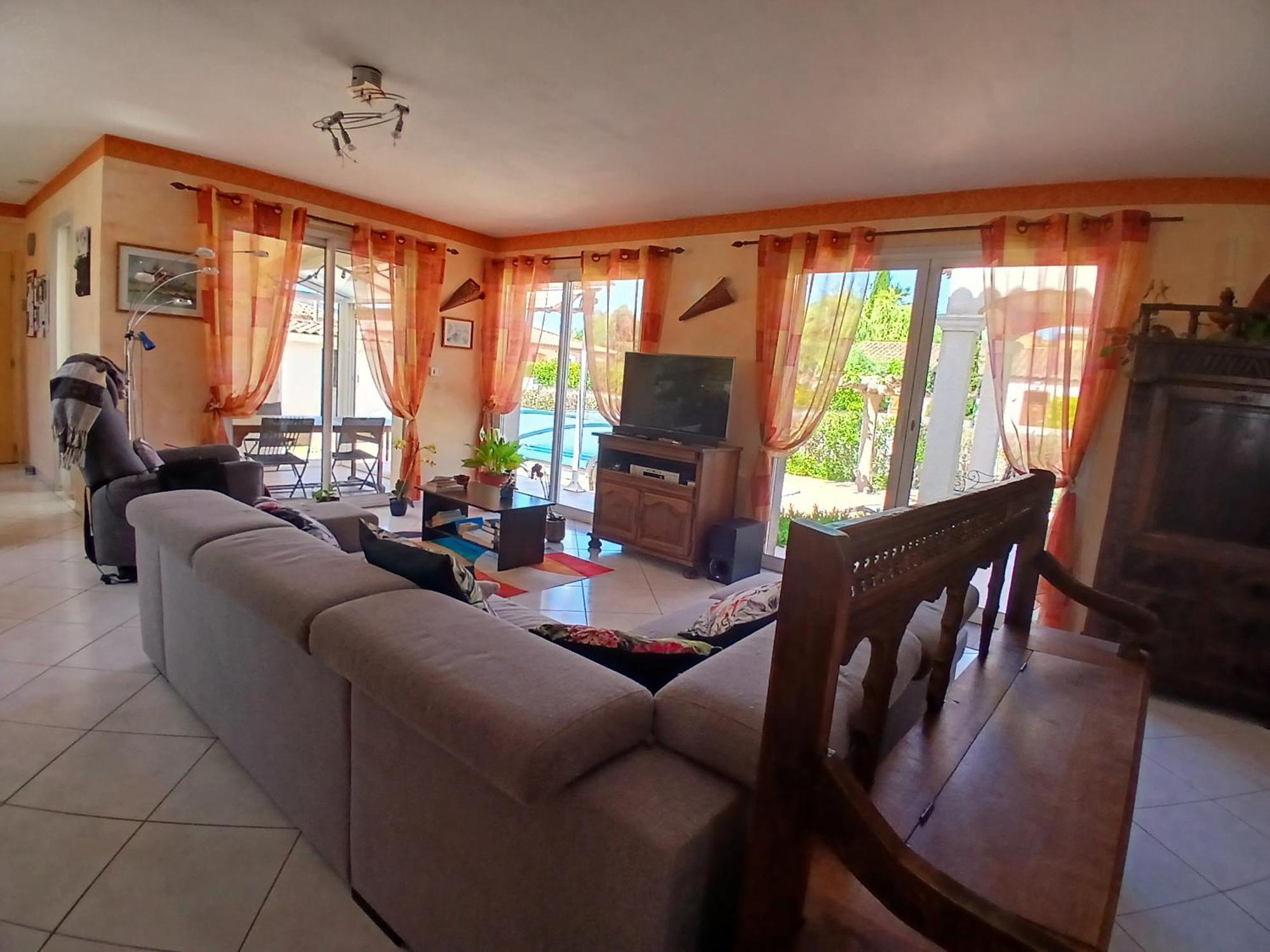 Lauriers Roses Bed & Breakfast Puisserguier Bagian luar foto